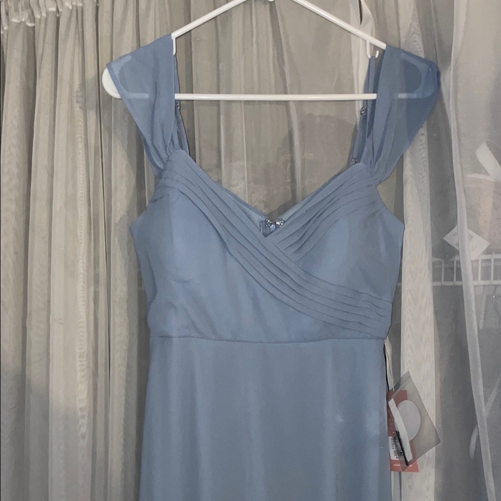 Birdy Grey Light Blue Chiffon Dress